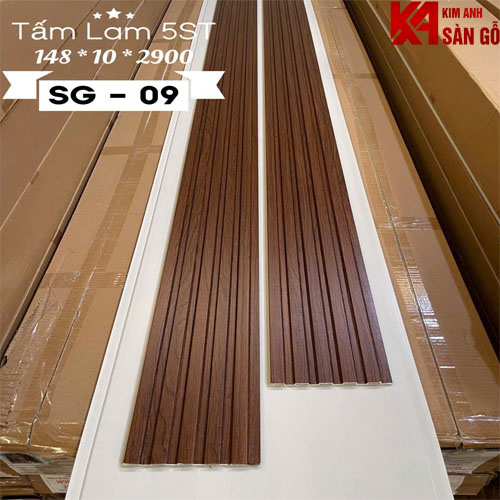 Tấm Ốp Tường Lam 5 Sóng Thấp SG-09